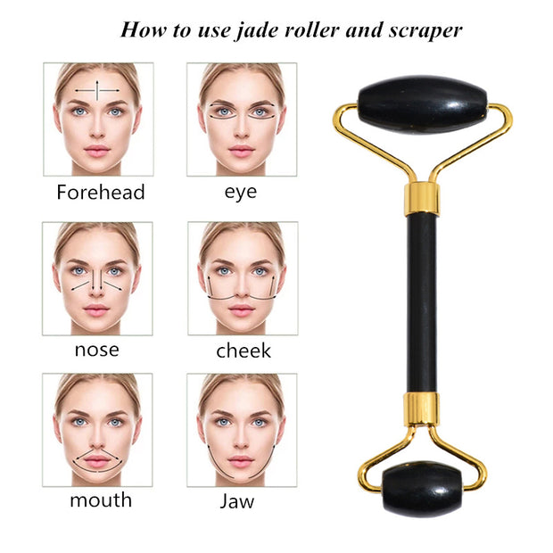 Face Care Jade Roller Massager - My Store