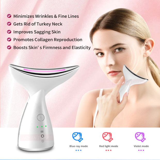 EMS Microcurrent Neck Face Beauty Device - My Store