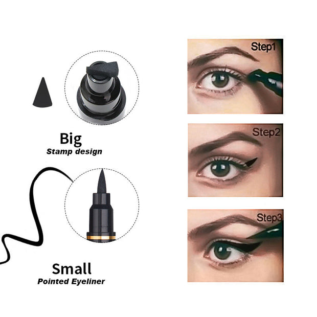 Double Headed Triangular Wing Waterproof  Eyeliner - My Store